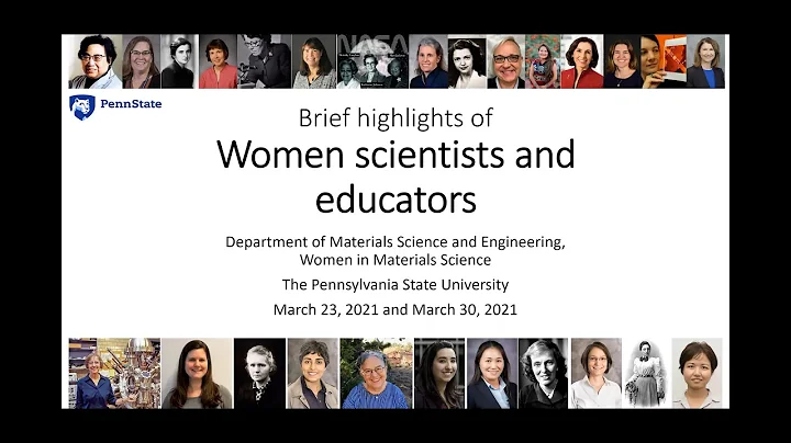 Celebrating Women Scientist Part 1