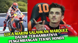 Download Lagu LUCA MARINI SALAHKAN MARC MARQUEZ DALAM TERHAMBATNYA PENGEMBANGAN TEKNIS HONDA • MOTOGP HARI INI MP3