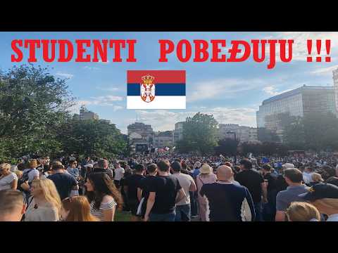 Studentski protest na Slaviji - 23. maj 2026.