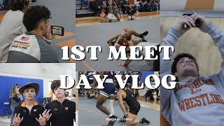 Day in The Life of a HS wrestler on Match Day!! 1st Tournament! With Highlights!