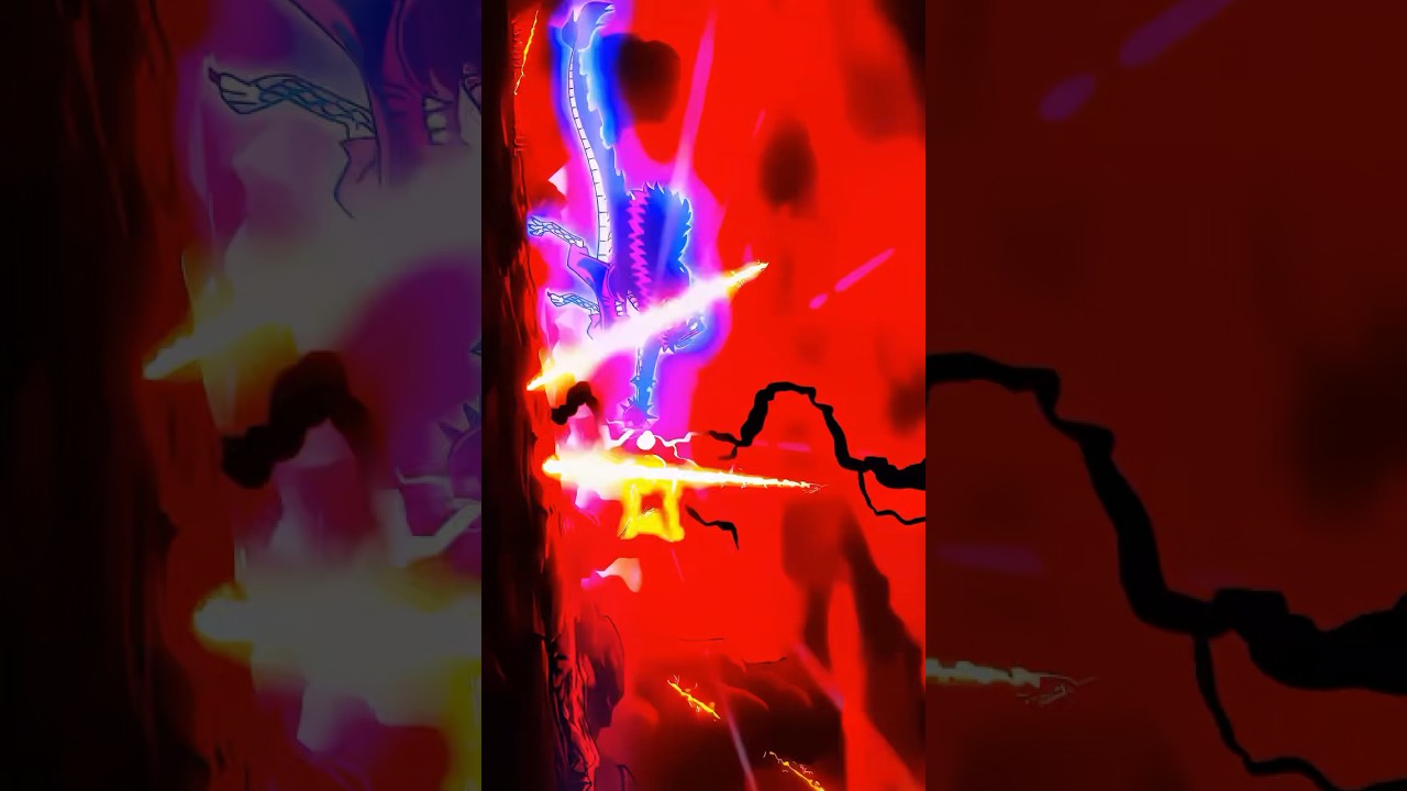 Luffy and Kaido haki clash!🔥