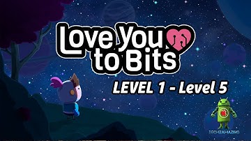 Love You To Bits Walkthrough Level 1 2 3 4 5 (ALL BONUS ITEMS) - GAMEPLAY