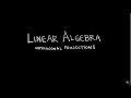Linear algebra 622 orthogonal projections