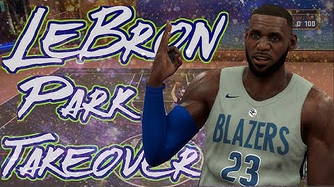 BEST DEMIGOD LEGEND LEBRON JAMES BUILD PARK TAKEOVER ON NBA 2K20 TRASH GAME!!! 5V5 2X REP