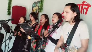 Video thumbnail of "Nepali christian bhajan 396||हालेलूया हालेलूया ख्रिष्टियन भजन ३९६ ||jiban jaggriti church"