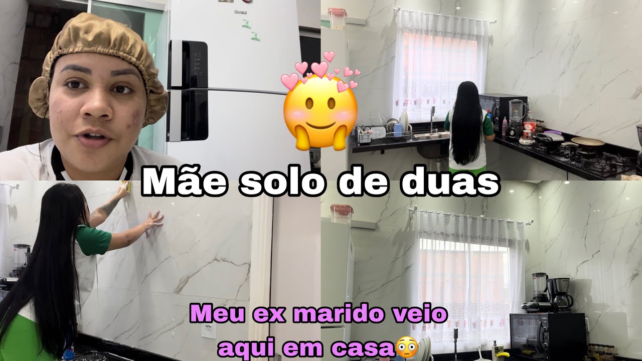 O PAI DAS MENINAS VEIO ME AJUDAR AQUI EM CASA|| FIZEMOS O JANTAR 
