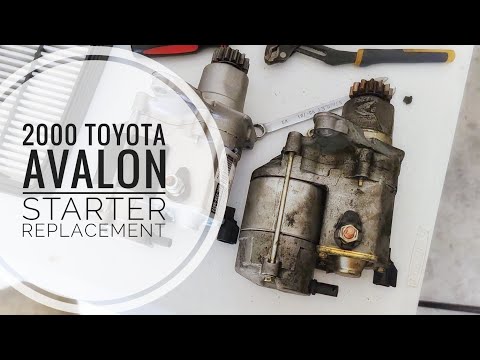 2000-2004 Toyota AVALON - STARTER Replacement - Step-by-step Instructions
