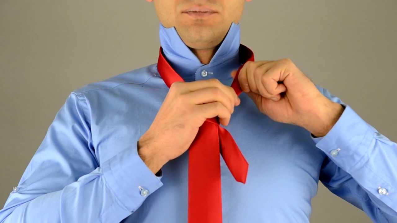 Comment faire un noeud de cravate ? Par Inaccessible Homme - YouTube