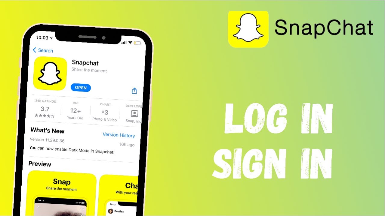 LogIn Snapchat | Sign In Snapchat App - YouTube