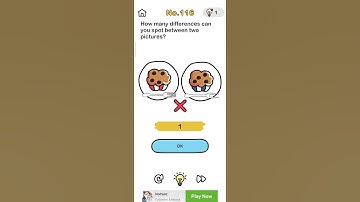 brain out gameplay level 116 how many  differences can you spot between two pictures