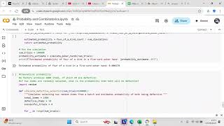 Use Python to calculate theoretical probability