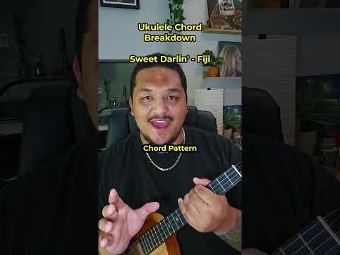 Sweet Darlin by Fiji 💛 | Ukulele Chord Breakdown #tutorial #ukulelecover #shortsfeed #music #fiji