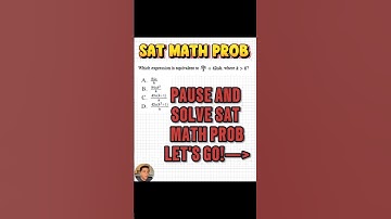 Can you solve this SAT math problem? #satmath #sat #sathacks #sattips #actmath