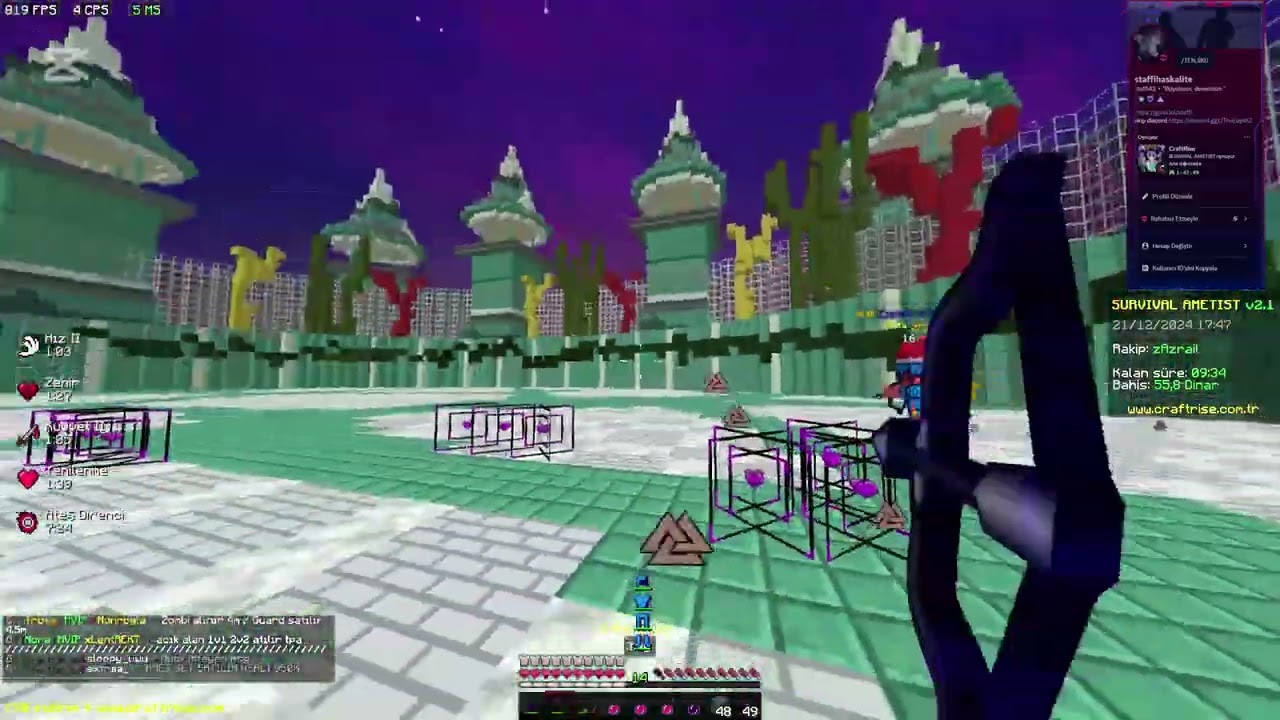 craft rise ametist düel pvp