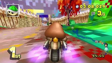 Mario Kart Wii (Fusion) Custom Tracks - Mirror (1 Player) #173 with Goomba