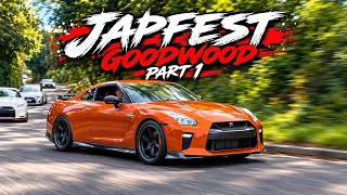 Modified Cars Leaving Japfest Goodwood