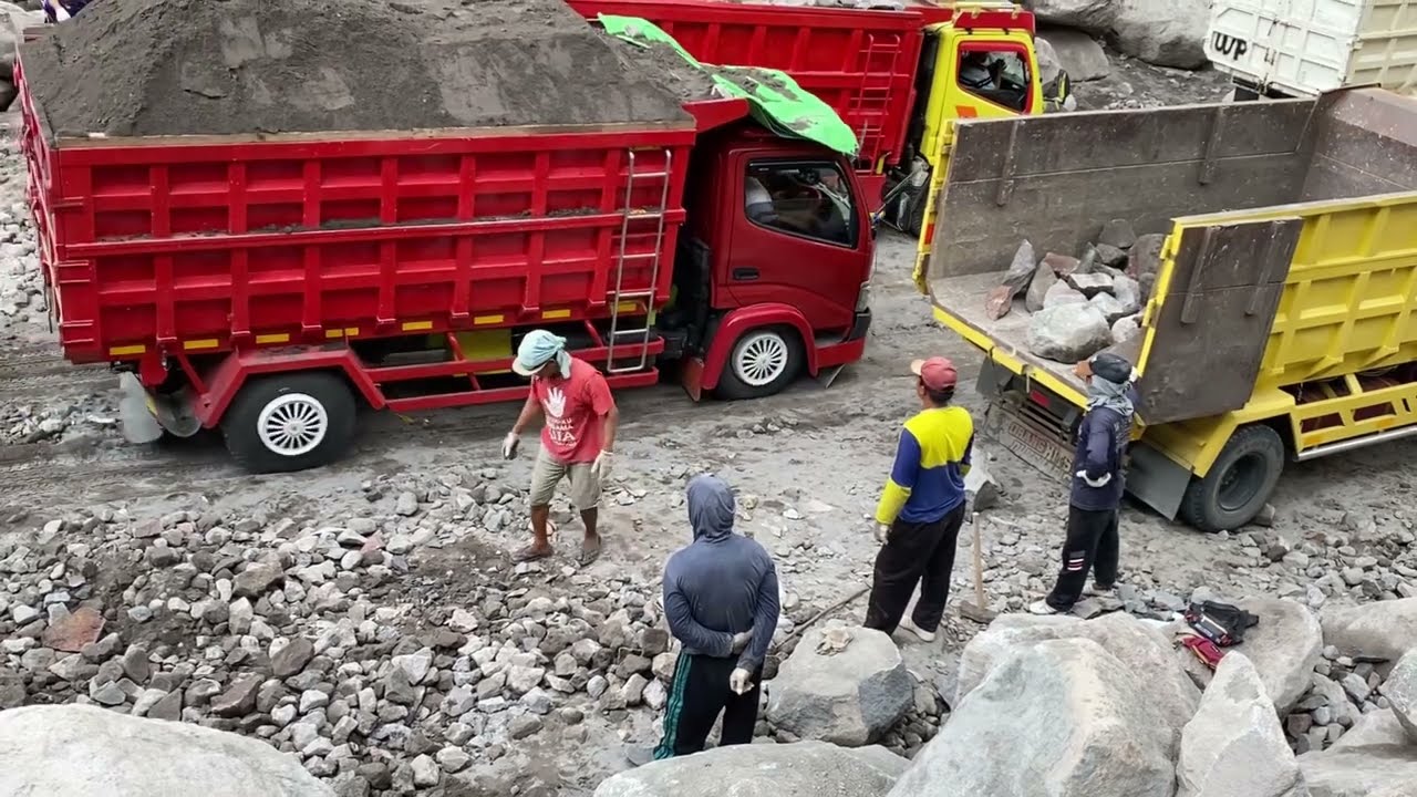 When mining stone, they each have their own tasks