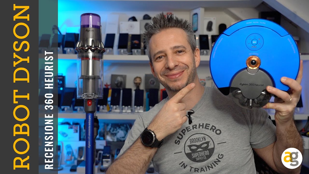 Robot DYSON 360 HEURIST Recensione. Aspira MEGLIO DI TUTTI. - YouTube