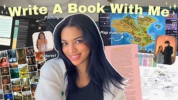 BRAINSTORM MY FIRST NOVEL WITH ME ⟡ ~ map making, plotting & World building