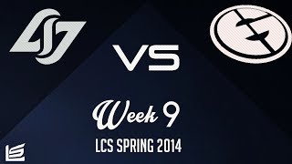 NA LCS 2014 Spring W9D1: Evil Geniuses vs Counter Logic Gaming Highlights