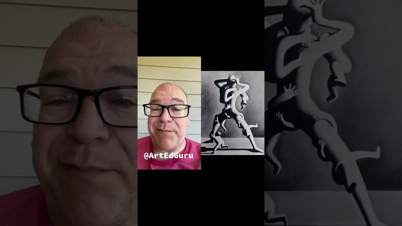 Artedguru duet with @cremastercycle  Mark Kostabi 