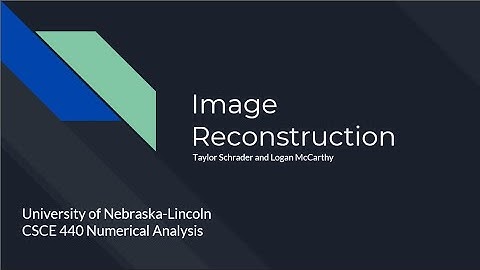 Image Reconstruction with Linear and Cubic Interpolation