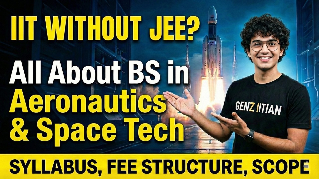 IIT Madras Launches New Degree for Space & Aeronautics (Syllabus, Fees, Scope ) | Gen-Z IITian