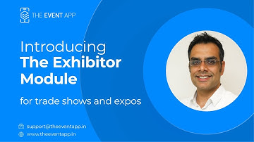 Introducing - The Exhibitor Module on The Event App