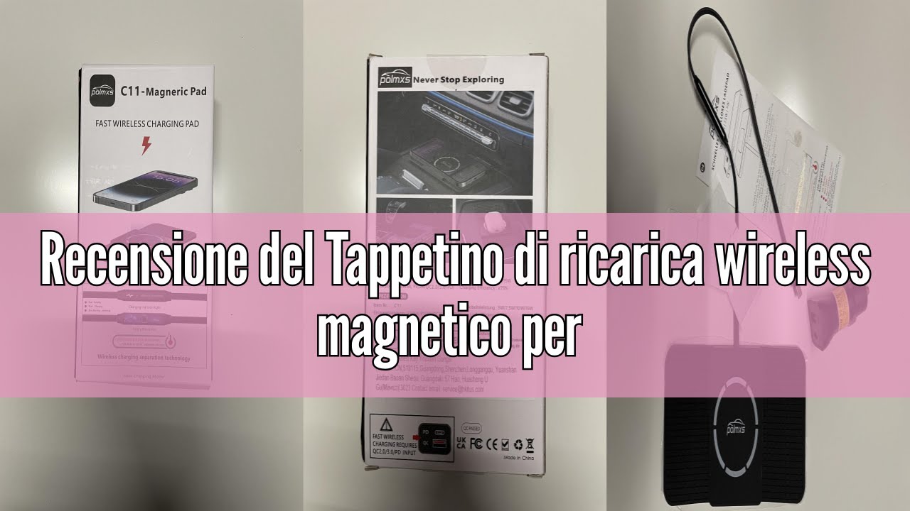 Caricatore Wireless Magnetico Per Auto Da 15W - Compatibile Con IPhone 15/14/13/12, Con Cavo Type-C Da 40W - Foto 11