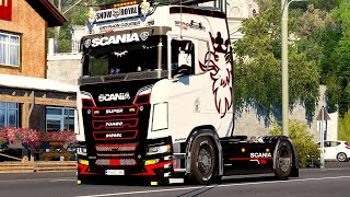 SCANIA S770 V8 SOUND BEST TUNING ETS2 1.45