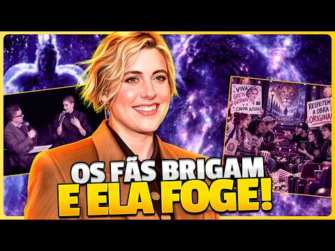 GRETA GERWIG FUGIU DA PERGUNTA MAIS IMPORTANTE SOBRE NÁRNIA E ISSO PREOCUPA!