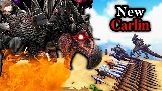 Carlin New Ver From Ark Abyss Vs Modded Dinosaurs Ark Modded Battle