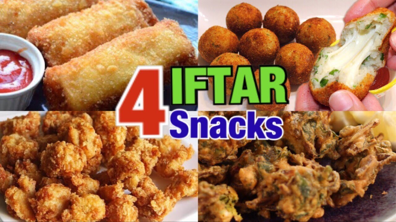 4 Snacks Recipe For Iftar by (Cook with Madeeha) YouTube