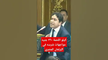 مواجهة شرسة من النائب ضياء الدين لوزير المالية في جلسة اليوم اتفاع كارثي للدولار 