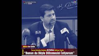 🔴 Son Dakika Tarsus Belediye Başkanı Ali Boltaç Noktayı Koydu Bunun Da Böyle Bilinmesini İstiyorum
