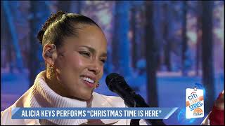 Alicia Keys - Christmas time is here (Live on Today show 2022)