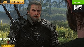 [4K] The Merry Widow & Swamp Thing (Witcher 3 Next Gen Gameplay) RTX and DLSS On