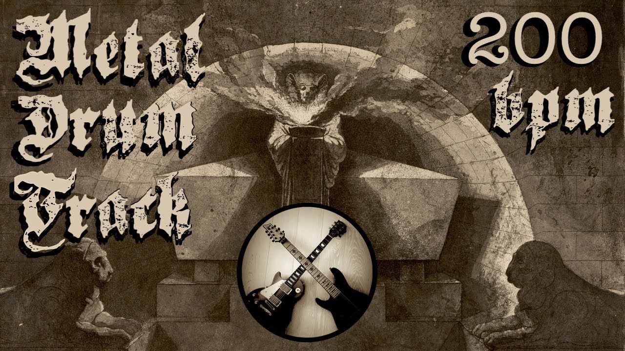 Nasty Death Metal Drum Track (200 bpm) YouTube