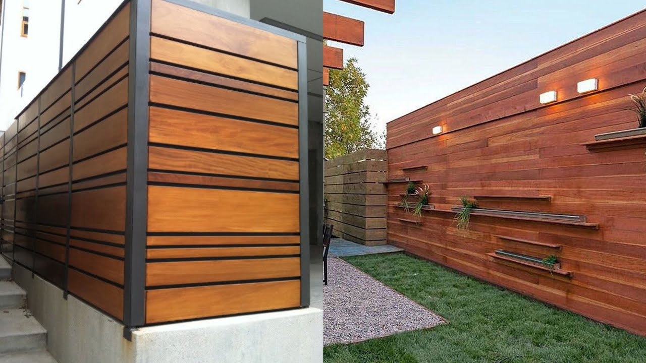Fence panels ideas decor | Backyard Fence Design Ideas| Backyard Garden ...
