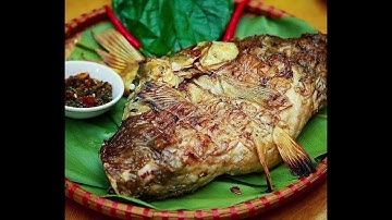 ĐẶC SẢN PA PỈNH TỘP" CÁ NƯỚNG GẬP NGUYÊN CON" CỦA NÚI RỪNG TÂY BẮC