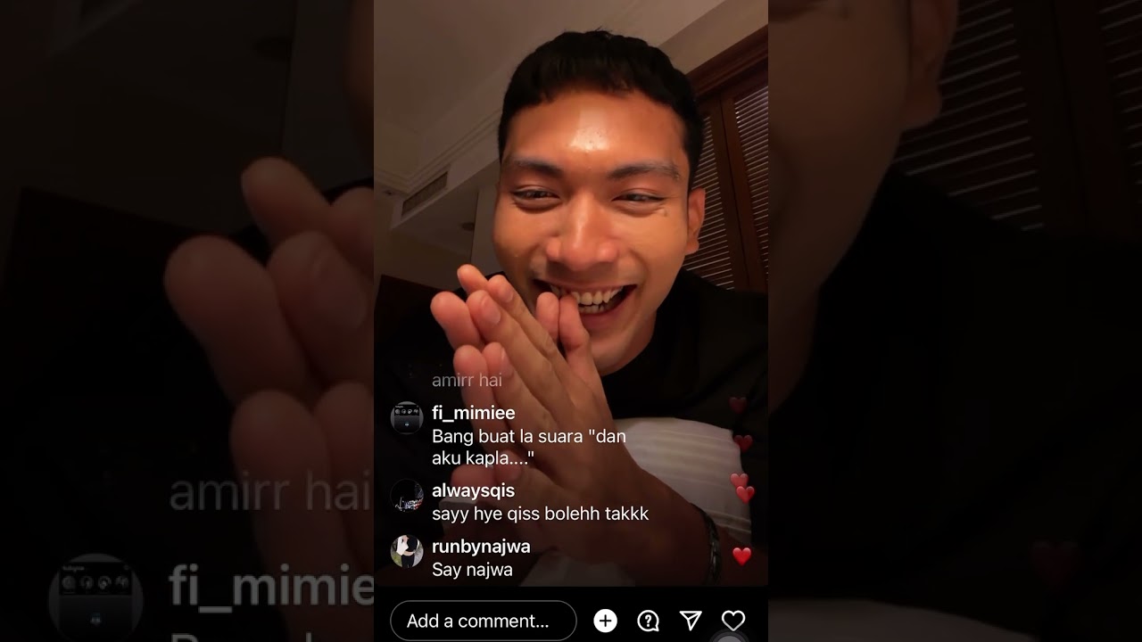 Amir Ahnaf ig live 6/11/2023