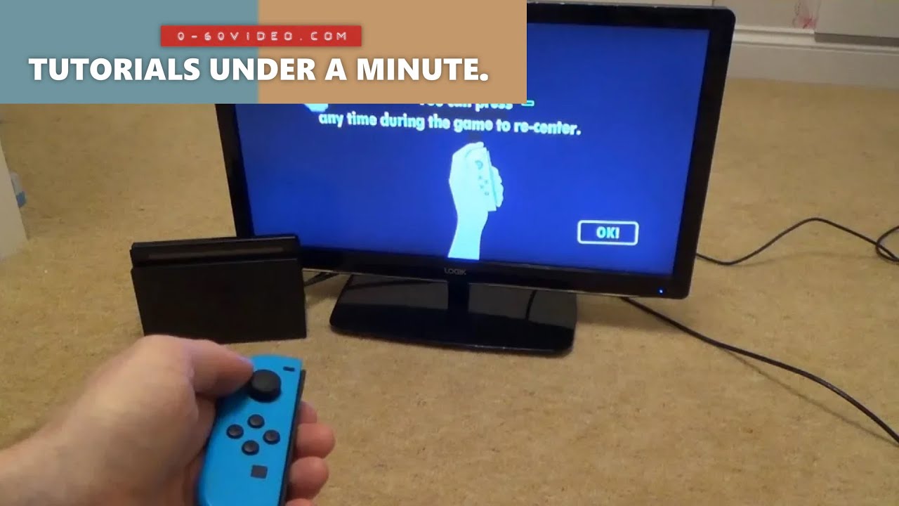 How To Use Your Nintendo Switch Joy Con Like A Wiimote Pointer Youtube