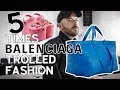 5 Times Balenciaga Trolled Fashion (Ikea Bag, Crocs & More!)