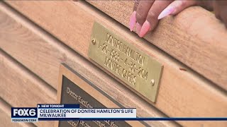 Dontre Hamilton memorial bench, plaque unveiled at Red Arrow Park | FOX6 News Milwaukee