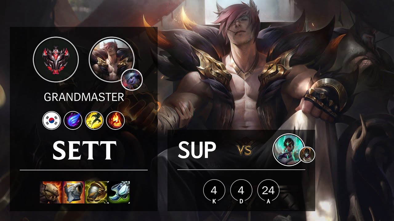 Sett Support vs Karma - KR Grandmaster Patch 10.21