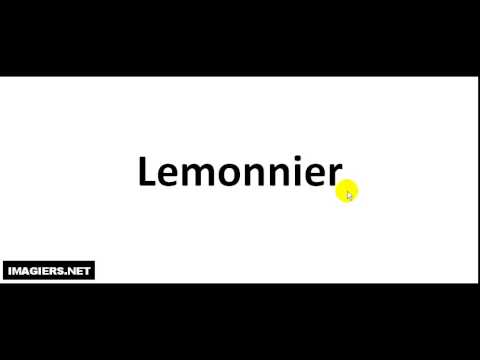 Miten lausutaan ranskalaiset nimet # Lemonnier