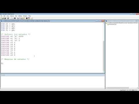 Wincupl Counter WINCUPL | diseño de secuencias, contadores, máquinas de estado - YouTube