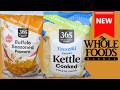 365 Whole Foods Market Spicy Buffalo Seasoned Popcorn &amp; Tzatziki Kettle Cooked Potato Chips