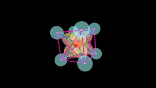 Steve's Generative Art. Geometric 27 Metatron's Cube - 3D - Version 1