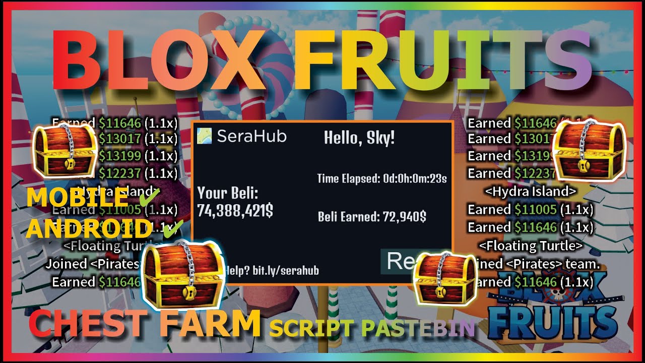 Blox Fruits Script Mobile No Key AUTO FARM, AUTO FARM BELI